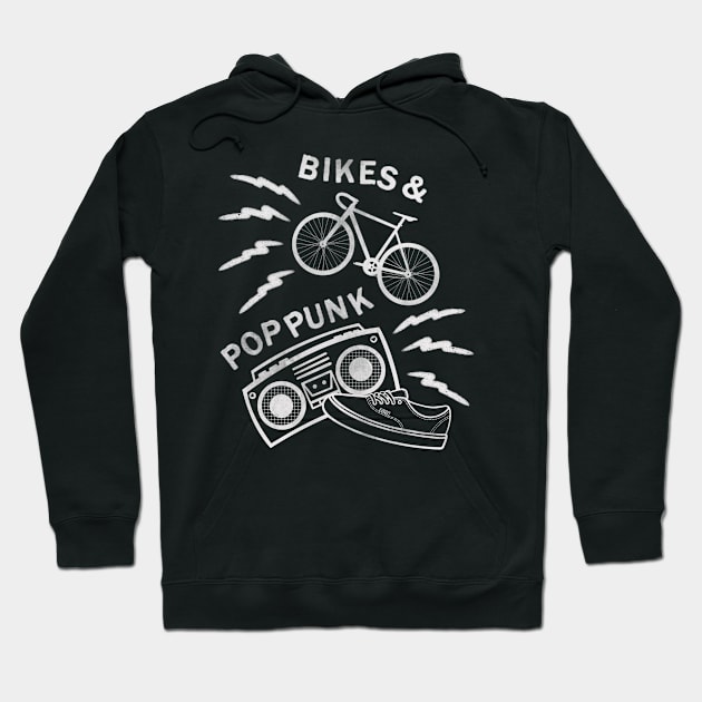 Bikes and Pop Punk Hoodie by CooperativeCompassion 